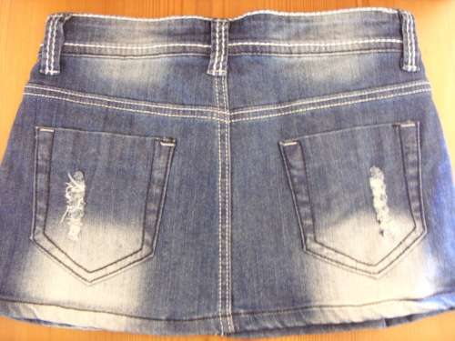 Fashionable Denim mini size 8