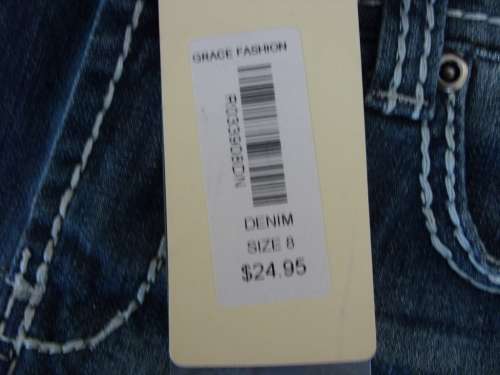 Fashionable Denim mini size 8