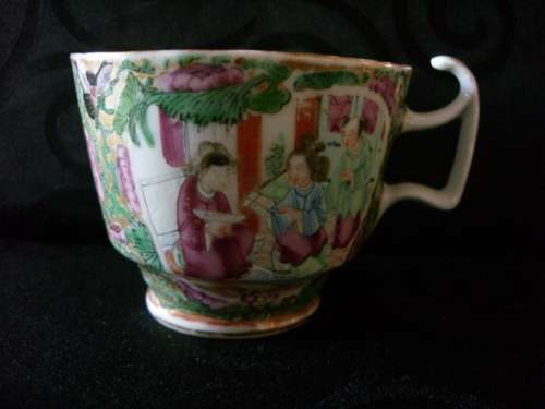 Vintage Chinese teacup & saucer