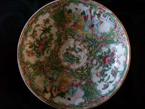 Vintage Chinese teacup & saucer
