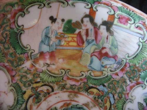 Vintage Chinese teacup & saucer