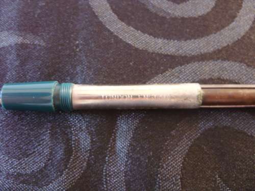 RARE Green colour Parker fountain pen : Slimfold with 14 ct gold nib - WOW!!