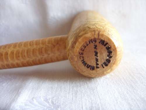 Meerschaum Missouri genuine corn cob & wood pipe (large) - 'Popeye the sailor'