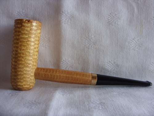 Meerschaum Missouri genuine corn cob & wood pipe (large) - 'Popeye the sailor'