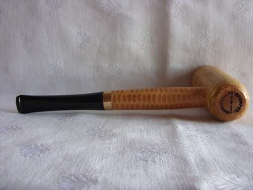 Meerschaum Missouri genuine corn cob & wood pipe (large) - 'Popeye the sailor'