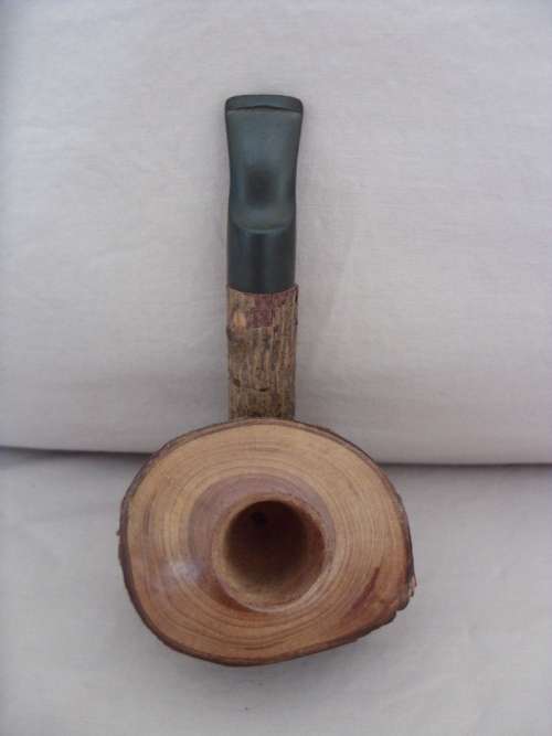 Genuine cherry wood short pipe made in France circa 1830-1907