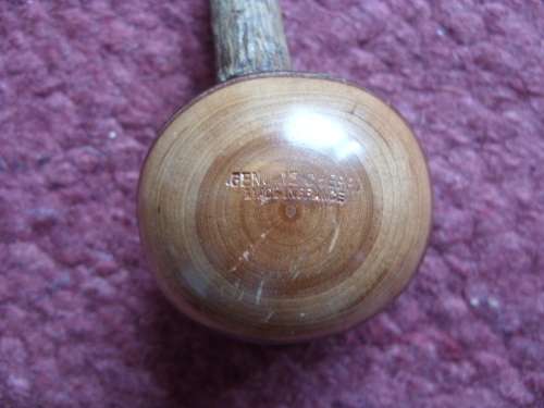 Genuine cherry wood short pipe made in France circa 1830-1907