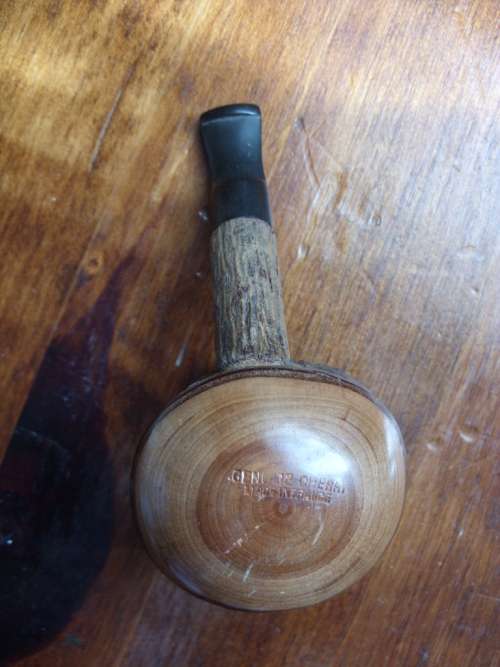 Genuine cherry wood short pipe made in France circa 1830-1907