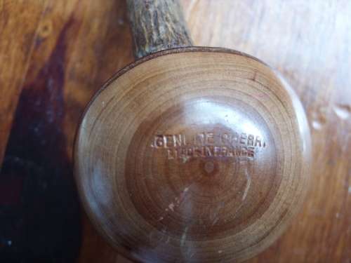 Genuine cherry wood short pipe made in France circa 1830-1907