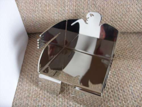 Carrol Boyes stainless steel Notepaper holder - WOW!!!!
