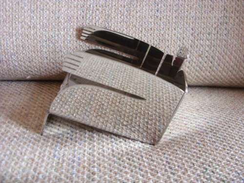 Carrol Boyes stainless steel Notepaper holder - WOW!!!!