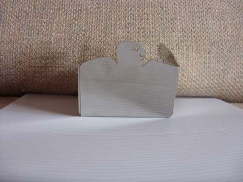 Carrol Boyes stainless steel Notepaper holder - WOW!!!!