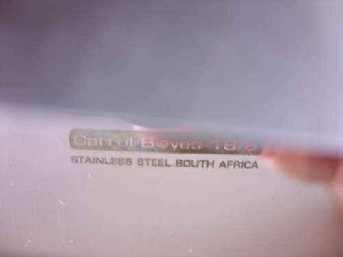 Carrol Boyes stainless steel Notepaper holder - WOW!!!!