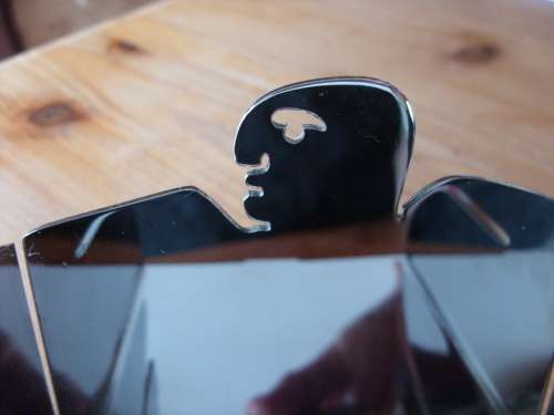 Carrol Boyes stainless steel Notepaper holder - WOW!!!!