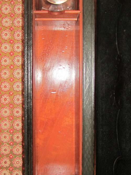 Vintage Writing Slope in leather and wood - postage included