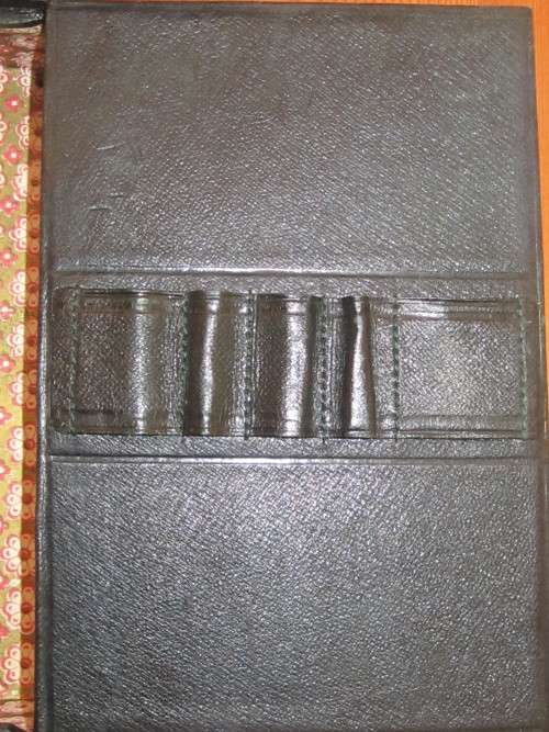 Vintage Writing Slope in leather and wood - postage included