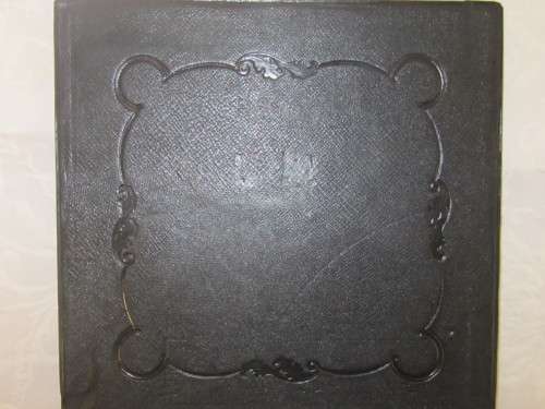 Vintage Writing Slope in leather and wood - postage included