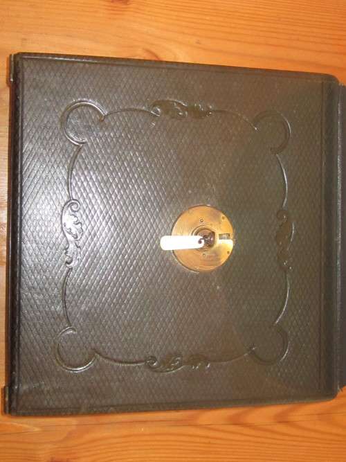 Vintage Writing Slope in leather and wood - postage included