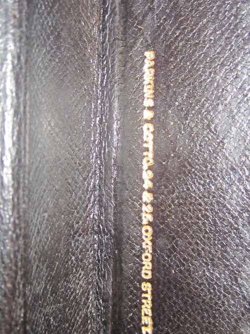 Vintage Writing Slope in leather and wood - postage included