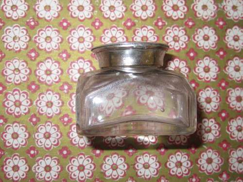 Vintage Writing Slope in leather and wood - postage included