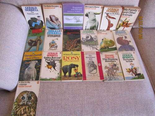 Gerald Durrell book Lot of 10 x books!
