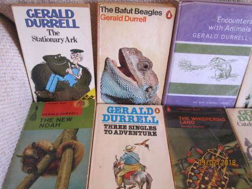 Gerald Durrell book Lot of 10 x books!