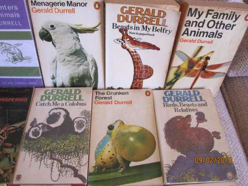 Gerald Durrell book Lot of 10 x books!