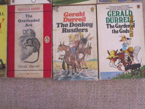 Gerald Durrell book Lot of 10 x books!