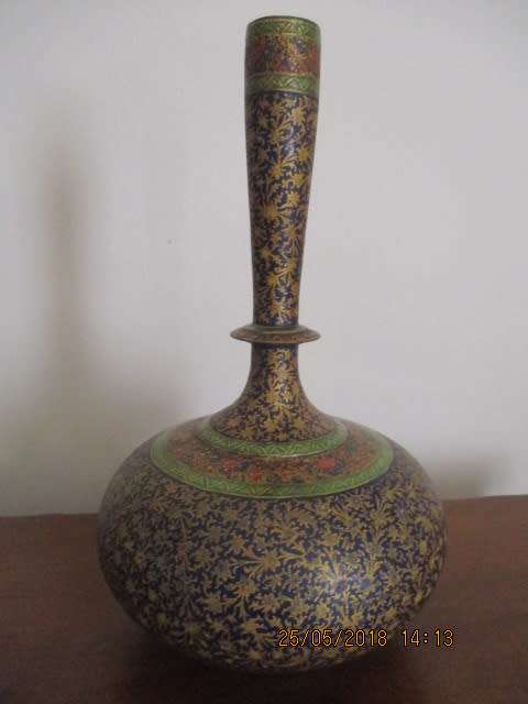 Chinese Paper Mache Vase - 26,5 cm high - circa 1920 - WOW!!!