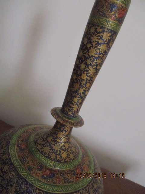 Chinese Paper Mache Vase - 26,5 cm high - circa 1920 - WOW!!!
