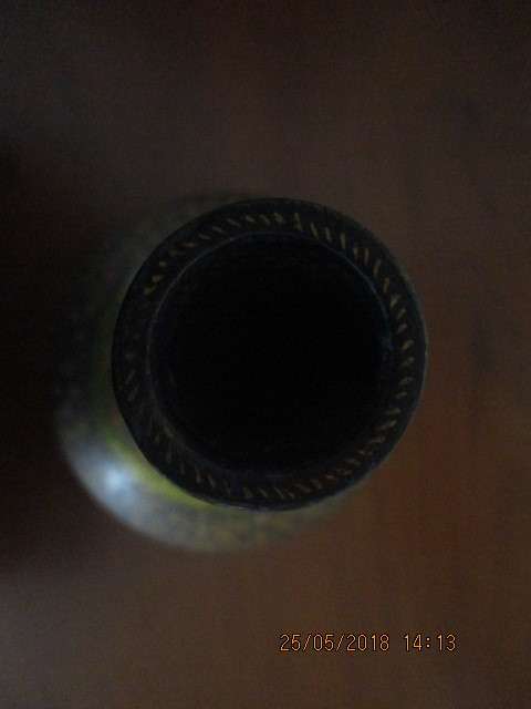 Chinese Paper Mache Vase - 26,5 cm high - circa 1920 - WOW!!!