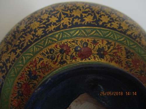 Chinese Paper Mache Vase - 26,5 cm high - circa 1920 - WOW!!!