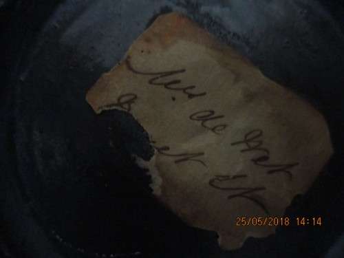 Chinese Paper Mache Vase - 26,5 cm high - circa 1920 - WOW!!!