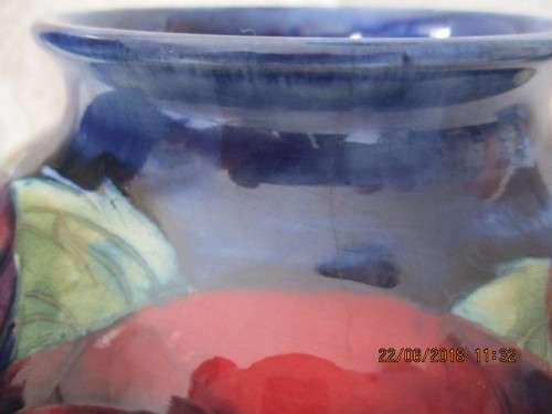 Moorcroft vase - 13 cm high - circa 1950 - WOW!!