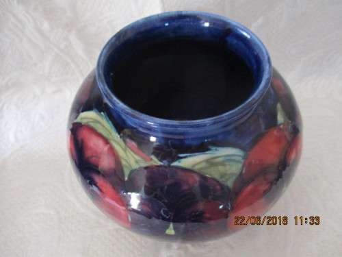 Moorcroft vase - 13 cm high - circa 1950 - WOW!!