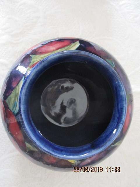 Moorcroft vase - 13 cm high - circa 1950 - WOW!!