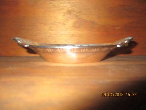 Job lot of 8 x items - WMF plated silver dishes, hallmarked silver souvenir spoons etc.