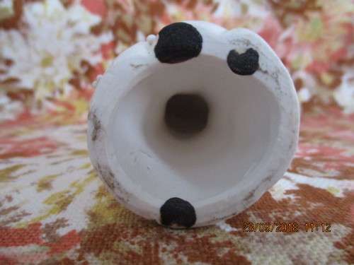 Chinese blanc de chine lady Quan Yin figurine - 14,5 cm high