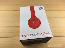 Beats Solo3 Wireless Headphones Citrus Red