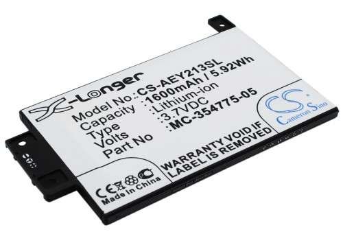 Ebook, eReader Battery   CS-AEY213SL for AMAZON Kindle Paperwhite 2013 etc.