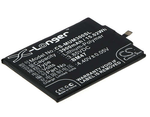Mobile, SmartPhone Battery   CS-MUM300SL for  XIAOMI 3  etc.