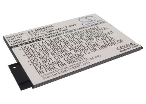 Ebook, eReader Battery  CS-ABD003SL for AMAZON Kindle 3 ect.