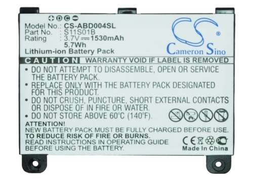 Ebook, eReader Battery  CS-ABD004SL for  AMAZON D00701 WiFi  etc.