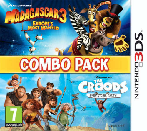 Madagascar 3 / The Croods Combo Pack - 3DS