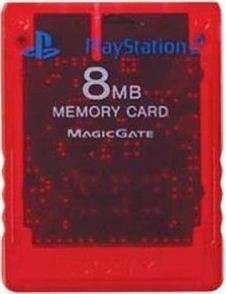 Official 8MB PS2 Memory Card (Red)