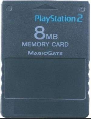 Original 8MB PS2 Memory Card 8mb (Black)