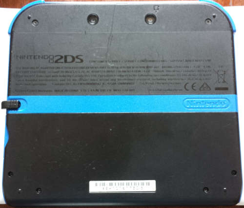 Boxed Black and Blue 2DS Console + Charger + Free Game