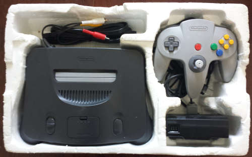 Boxed Grey N64 Console + Original Controller (NTSC-J) (Retro)