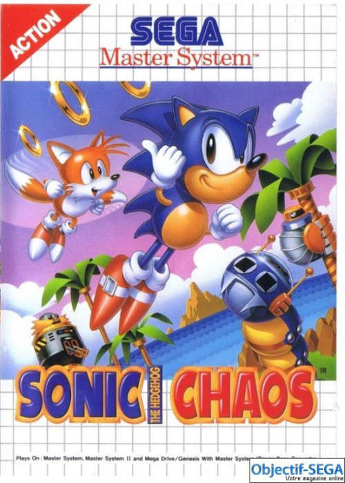 Sonic Chaos - Master System (Retro)