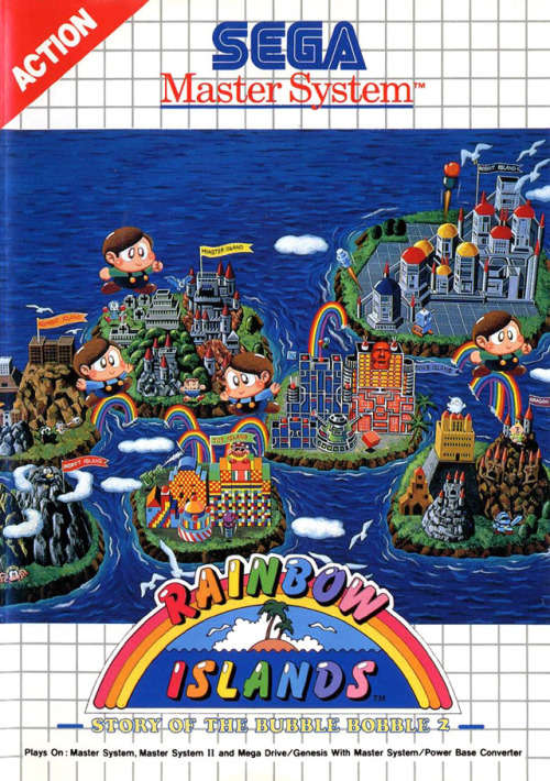 Rainbow Islands (The Story of Bubble Bobble 2) - Master System (Retro)